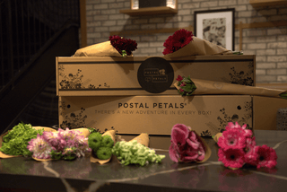 Bundles of flowers from the Meet the Bloom midi box